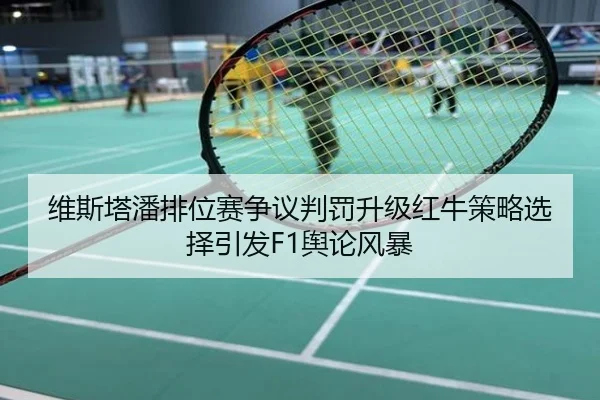 维斯塔潘排位赛争议判罚升级红牛策略选择引发F1舆论风暴